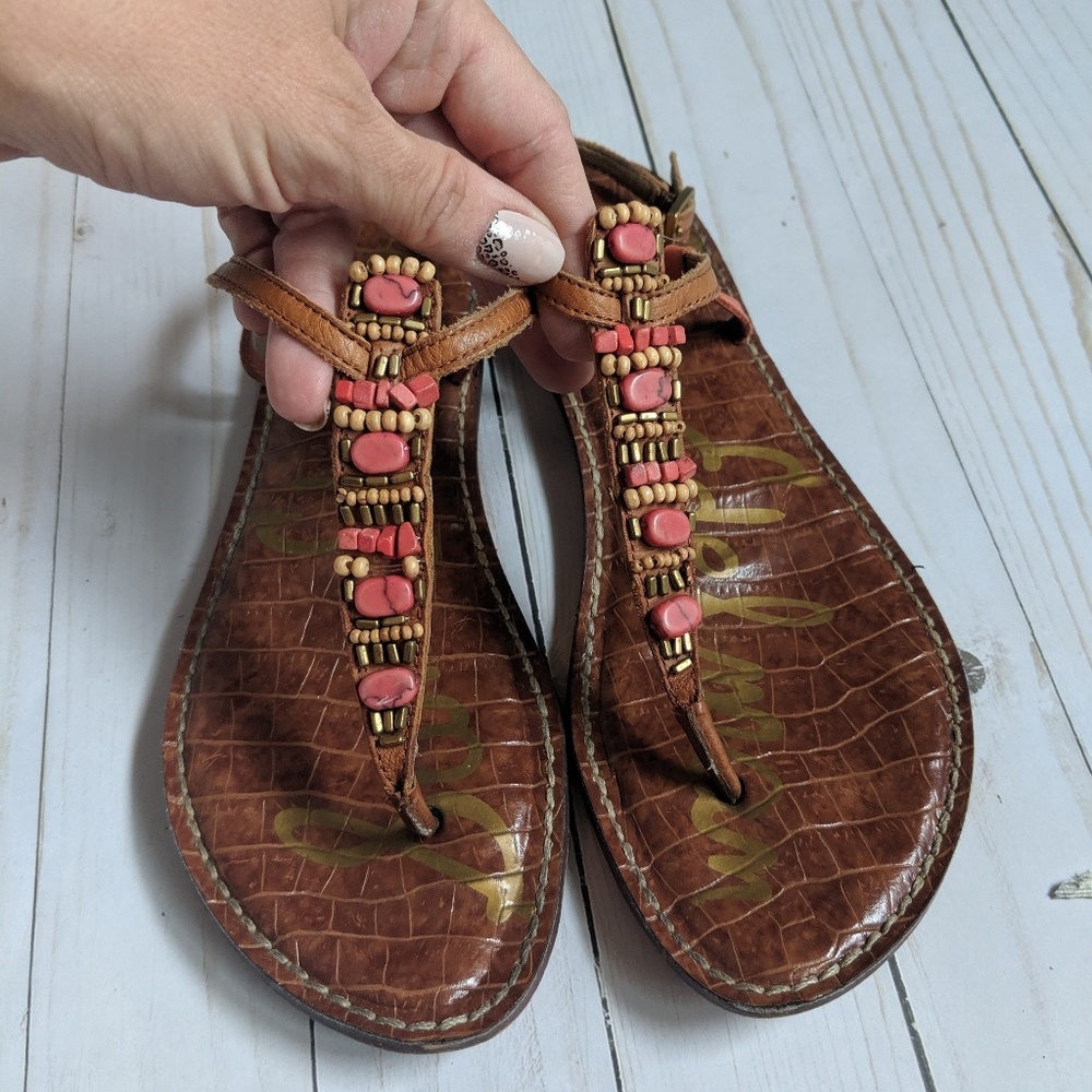 Sam Edelman beaded sandals
